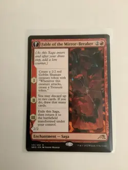 MTG Magic the Gathering Fable of the Mirror-Breaker Neon Dynasty 141/302 M/NM - Image 1