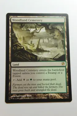 MTG Woodland Cemetery x1- -Innistrad-Lightly Played - Image 1