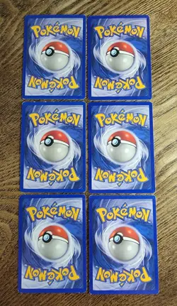 WOTC Energy Set - Base Set Unlimited - 6 Card Set - 1999 Offical Pokemon TCG - Image 2