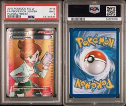 Pokemon Professor Juniper Plasma Freeze Full Art #116 PSA 9 Mint - Image 3