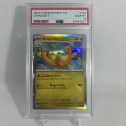 2023 Pokemon Scarlet & Violet Mew En-151 Dragonite Holo #149 PSA 10 GEM MINT - Image 1