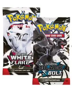 (36) Pokemon SV10.5 Black Bolt White Flare Booster Packs - LOT of 36 - 18/18 Box - Image 1
