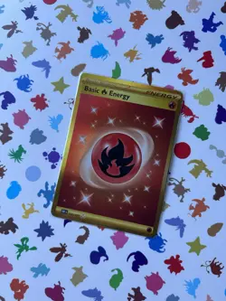 Pokemon TCG Basic Fire Energy Sv03: Obsidian Flames 230/197 Holo Hyper Rare - Image 1
