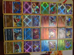 16 Radiant Rare Full Set Complete Pokemon Collection Charizard Greninja Eevee NM - Image 1
