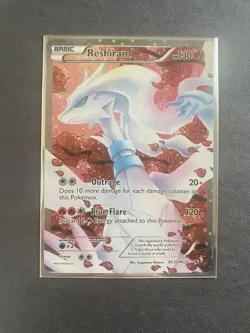 Pokemon TCG Reshiram Full Art RC22/RC25 Legendary Treasures Ultra Rare Holo 2013 - Image 4