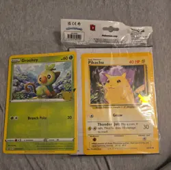 Pokemon 25th Anniversary Celebrations jumbo card binder, new & sealed 4 jumbo's - Image 1