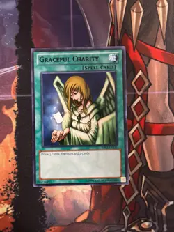 Yu-Gi-Oh! Graceful Charity BP02-EN137 Battle Pack 2 Rare 1st ED Non Holo VLP - Image 3