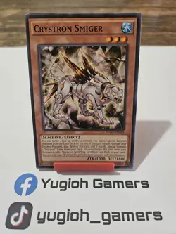 Yu-Gi-Oh Crystron Smiger INOV 1st Edition Common Light Played - Image 1