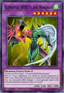 Elemental Hero Flame Wingman - RA03 - Quarter Century Rare - Yugioh - Euro - Image 1
