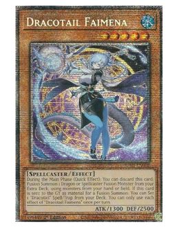 Dracotail Faimena - JUSH-EN002 - Starlight Rare - YuGiOh - Image 1