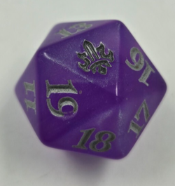 MTG Throne of Eldraine Fat Pack Gift Bundle Oversized D20 Spin Down Dice - Image 1