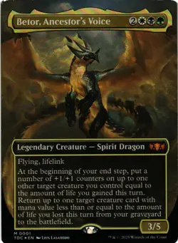 Betor, Ancestor's Voice (Borderless) M Commander: Tarkir: Dragonstorm 1 NM - Image 1