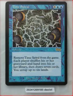 MTG Time Spiral Urza's Saga Rare Magic The Gathering LP - Image 1
