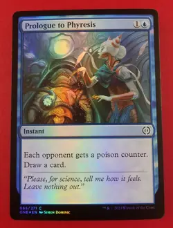 1x Prologue to Phyresis | FOIL | Phyrexia: All Will Be One | MTG Magic Cards - Image 1