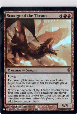 Scourge Of The Throne NM* FOIL Conspiracy (The List) 35/210 mtg -UnltdCards - Image 1
