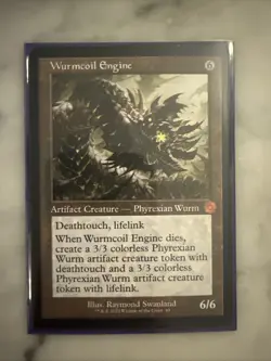 MTG Wurmcoil Engine the Brothers' War Retro Artifact LP (63/126) - Image 1