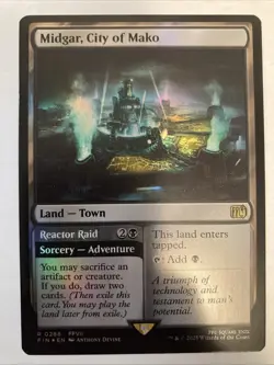 MTG Midgar, City of Mako Final Fantasy Foil 0286 R - Image 1