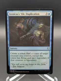 Irenicus's Vile Duplication Commander Legends: Battle for Baldur's Gate Foil - Image 1