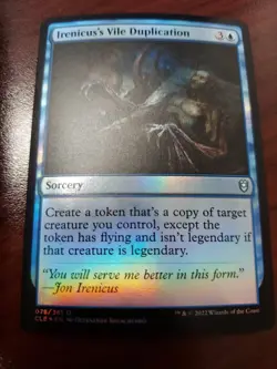 Irenicus's Vile Duplication Commander Legends: Battle for Baldur's Gate Foil - Image 1