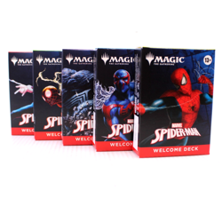 A2 SDCC Hasbro 2025 Magic the Gathering Spider-Man Welcome Deck Set 5 Complete - Image 1