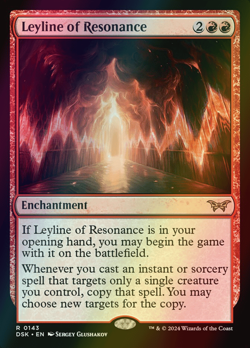 MTG Leyline of Resonance Foil ** Duskmourn: House of Horror ** English (NM) - Image 1