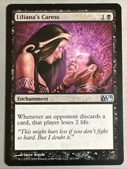 MTG / Liliana's Caress / M11 / #103 / Regular / Uncommon / NM - Image 1