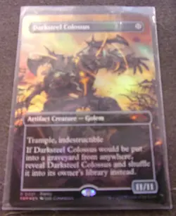 MTG - Darksteel Colossus - borderless Foil promo Unique & Misc Promo - Image 1