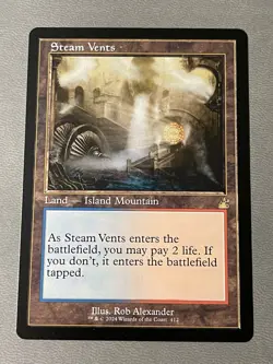 Steam Vents (Retro Frame) Ravnica Remastered Regular NM - Image 1