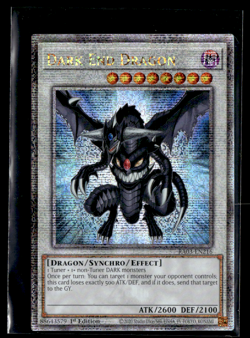 Yugioh Dark End Dragon - RA03-EN216 - Quarter Century Secret Rare - 1st Ed NM - Image 1