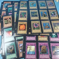 Vintage Yugioh Binder Sleeves 180 Cards Collection All 1st Edition Lob + More - Image 1