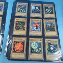 Vintage Yugioh Binder Sleeves 180 Cards Collection All 1st Edition Lob + More - Image 4