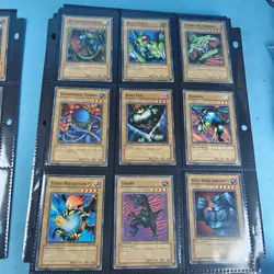 Vintage Yugioh Binder Sleeves 180 Cards Collection All 1st Edition Lob + More - Image 5
