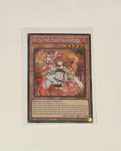 Yu-Gi-Oh! Hiita The Fire Channeler #MP24-EN094 Secret Rare 1st Ed (NM) + Bonus - Image 1