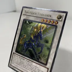 Yugioh Thunder Unicorn DREV-EN040 Ultimate Rare NM Unplayed Excellent Condition - Image 2