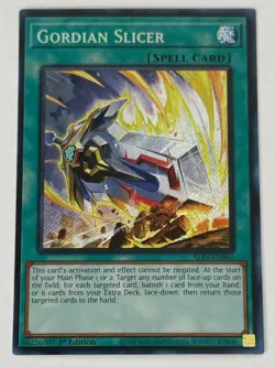 Yu-Gi-Oh! Gordian Slicer (ALIN-EN066) - Secret Rare - Image 1