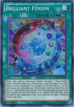 Brilliant Fusion - MP16-EN082 - Super Rare - Unlimited Edition - Heavily Played - Image 1