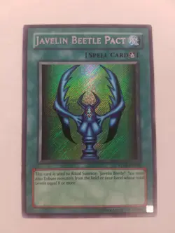 Javelin Beetle Pact Yugioh PP01-EN012 Secret Rare - Image 1