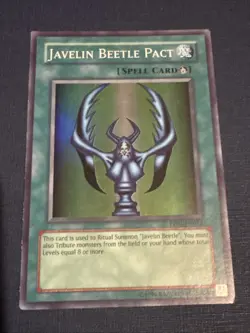 Javelin Beetle Pact Yugioh PP01-EN012 Secret Rare - Image 1