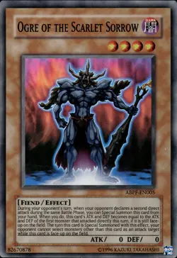 Ogre Of The Scarlet Sorrow - Super Rare ABPF-EN005 - LP - YuGiOh - Image 1