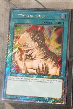 Metamorphosis Platinum Secret Rare RA04-EN123 Yugioh NM - Image 1