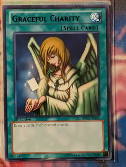 Graceful Charity BP02 1st Rare Yugioh LP/NM - Image 1