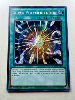 Yugioh Super Polymerization RA03-EN053 Secret Rare 1st Edition Gem Mint 💎 - Image 1