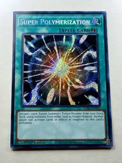 Yugioh Super Polymerization RA03-EN053 Secret Rare 1st Edition Gem Mint 💎 - Image 4