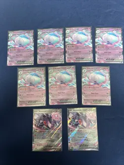 Pokemon White Flare Jellicent Ex 045 (7) Black Bolt Genesect Ex 067 (2) - 9 Card - Image 1