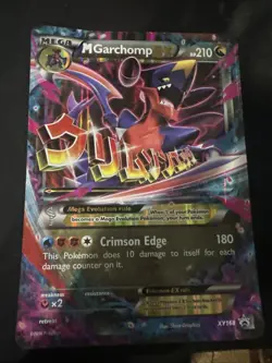 m garchomp ex promo xy 168 Oversized Card MP - Image 1