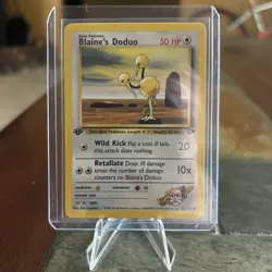 Blaine's Doduo 1st Edition 61/132 Gym Challenge Pokemon Card - Image 1
