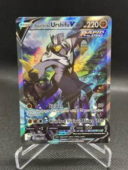 Rapid Strike Urshifu V - 153/163 - Pokemon Battle Styles Alternate Art Card NM - Image 1