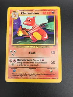 Charmeleon 24/102 Base Set Unlimited 1999 Pokemon WOTC Card TCG NM - Image 1