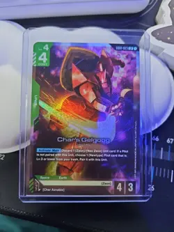 Gundam Card Game - Char's Gelgoog - Newtype Rising - GD01-023 LR - NM - Image 1