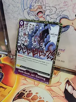 Gum-Gum Jet Gatling OP03-072 Pillars of Strength One Piece English Mint Card - Image 3